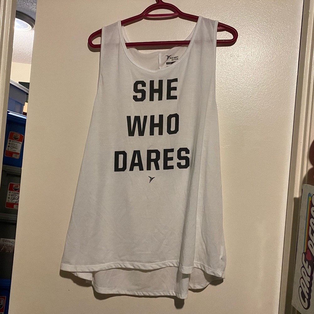 OLD NAVY ACTIVE CUT OUT BACK TANK